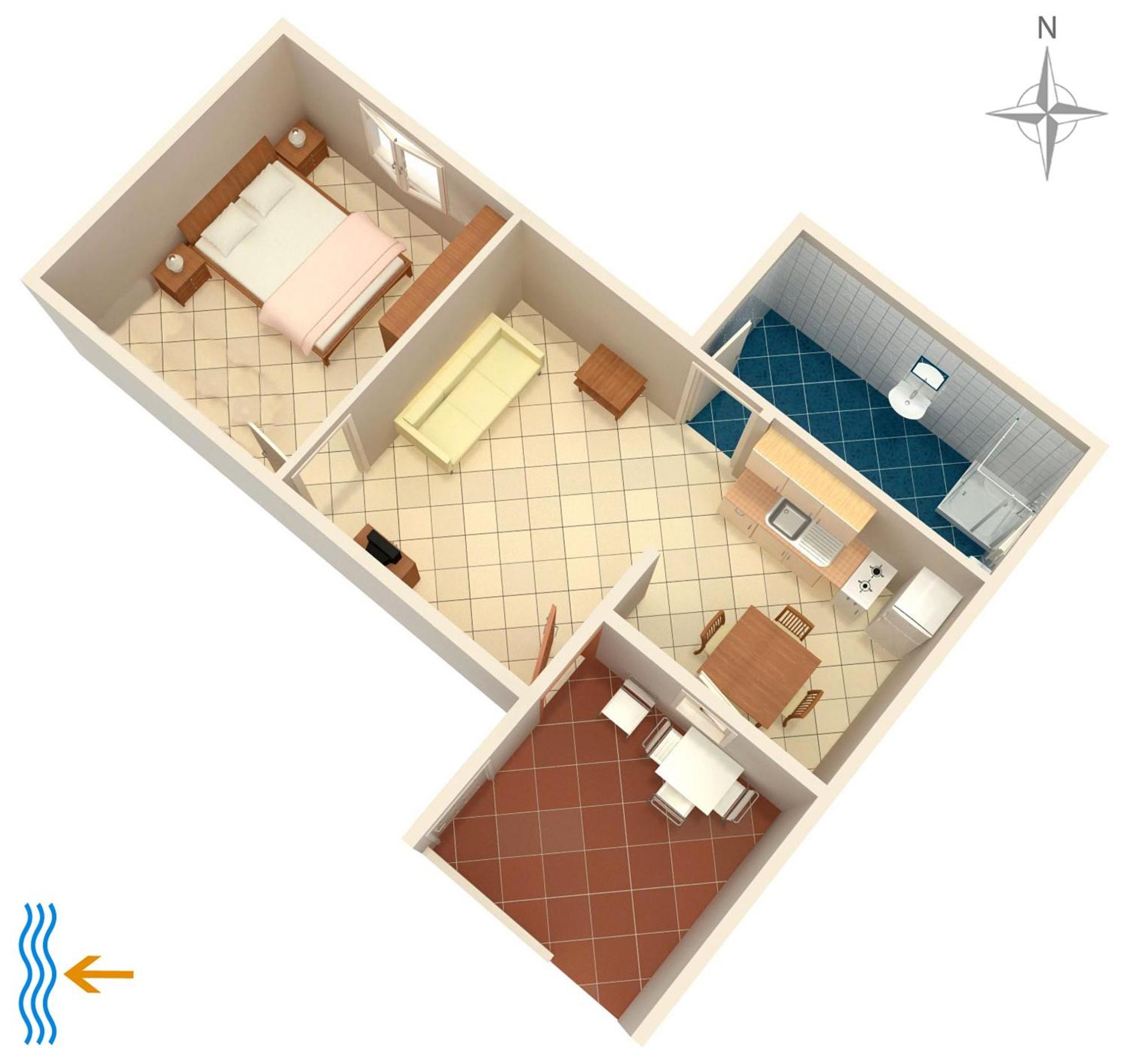 Apartment With A Parking Space Metajna, Pag - 4127 Zubovici